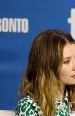 EMILY BROWNING at Legend Press Conference at 2015 TIFF 09/12/2015