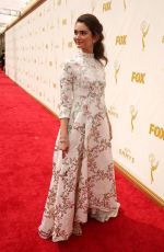 EMILY ROBINSON at 2015 Emmy Awards in Los Angeles 09/20/2015