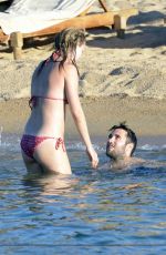 EMILY VANCAMP in Bikini at a Beach in Italy 08/28/2015