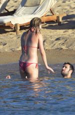 EMILY VANCAMP in Bikini at a Beach in Italy 08/28/2015