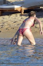 EMILY VANCAMP in Bikini at a Beach in Italy 08/28/2015
