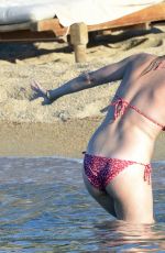 EMILY VANCAMP in Bikini at a Beach in Italy 08/28/2015