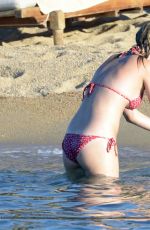 EMILY VANCAMP in Bikini at a Beach in Italy 08/28/2015