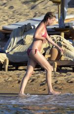 EMILY VANCAMP in Bikini at a Beach in Italy 08/28/2015