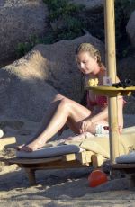 EMILY VANCAMP in Bikini at a Beach in Italy 08/28/2015