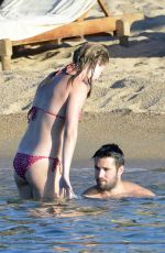 EMILY VANCAMP in Bikini at a Beach in Italy 08/28/2015