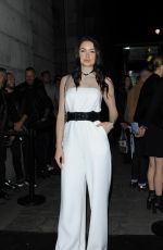 EMMA MILLER at Versus by Versace Fashion Show in London 09/19/2015