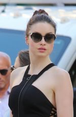 EMMA MILLER on the Set of a Photoshoot in New York 09/15/2015