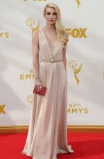 EMMA ROBERTS at 2015 Emmy Awards in Los Angeles 09/20/2015
