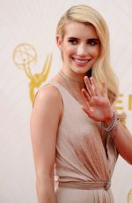 EMMA ROBERTS at 2015 Emmy Awards in Los Angeles 09/20/2015