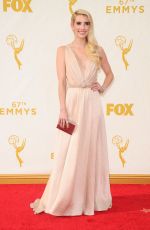 EMMA ROBERTS at 2015 Emmy Awards in Los Angeles 09/20/2015