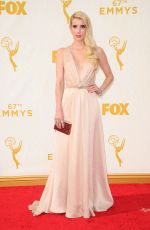 EMMA ROBERTS at 2015 Emmy Awards in Los Angeles 09/20/2015