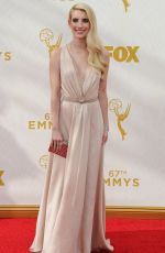 EMMA ROBERTS at 2015 Emmy Awards in Los Angeles 09/20/2015