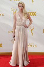 EMMA ROBERTS at 2015 Emmy Awards in Los Angeles 09/20/2015