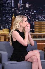 EMMA ROBERTS at The Tonight Show Starring Jimmy Fallon 09/18/2015