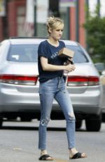 EMMA ROBERTS Out and About in New Orleans 09/01/2015
