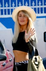 EMMA SLATER Arrives at DWTS Rehersal in Hollywood 09/24/2015