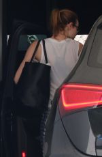 EMMA STONE Leaves a Gym in West Hollywood 09/07/2015