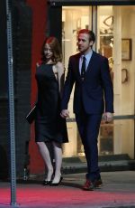 EMMA STONE on the Set of La La Land in Hollywood 09/19/2015