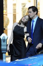 EMMA STONE on the Set of La La Land in Hollywood 09/19/2015