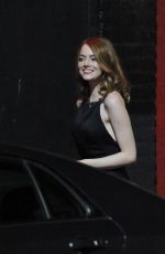 EMMA STONE on the Set of La La Land in Hollywood 09/19/2015