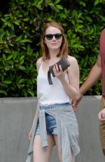 EMMA STONE Out and About in Los Angeles 09/12/2015