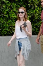 EMMA STONE Out and About in Los Angeles 09/12/2015