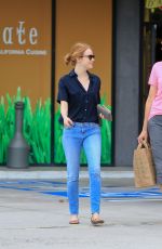 EMMA STONE Out and About in Malibu 09/12/2015