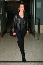 EMMA WATSON Arrives at LAX Airport in Los Angeles 09/07/2015