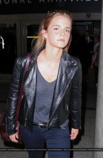 EMMA WATSON Arrives at LAX Airport in Los Angeles 09/07/2015