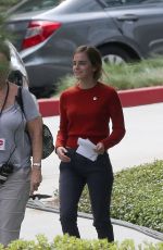 EMMA WATSON on the Set of The Circle in Los Angeles 09/11/2015
