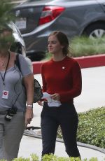 EMMA WATSON on the Set of The Circle in Los Angeles 09/11/2015