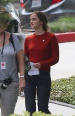 EMMA WATSON on the Set of The Circle in Los Angeles 09/11/2015