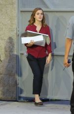 EMMA WATSON on the Set of The Circle in Los Angeles 09/15/2015