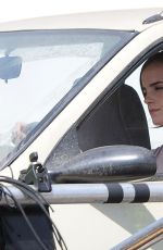 EMMA WATSON on the Set of The Circle in Pasadena 09/21/2015