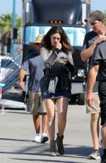 EMMY ROSSUM on the Set of Shameless in Los Angeles 09/24/2015