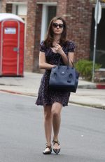 EMMY ROSSUM Out and About in West Hollywood 09/12/2015