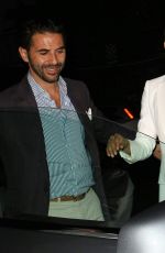 EVA LONGORIA Leaves Mr Chow in Beverly Hills 08/27/2015
