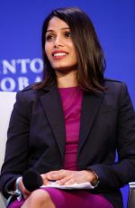 FREIDA PINTO at 2015 Clinton Global Initiative’s Annual Meeting in New York 09/29/2015