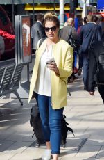 GEMMA ATKINSON at Manchester Station 09/07/2015