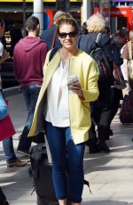 GEMMA ATKINSON at Manchester Station 09/07/2015