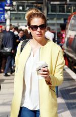 GEMMA ATKINSON at Manchester Station 09/07/2015