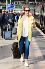 GEMMA ATKINSON at Manchester Station 09/07/2015