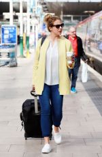 GEMMA ATKINSON at Manchester Station 09/07/2015