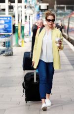 GEMMA ATKINSON at Manchester Station 09/07/2015