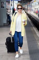 GEMMA ATKINSON at Manchester Station 09/07/2015