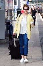GEMMA ATKINSON at Manchester Station 09/07/2015