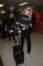 GIGI HADID at Milan-Malpensa Airport 09/26/2015