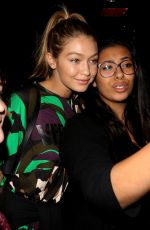GIGI HADID Night Out in Paris 09/26/2015