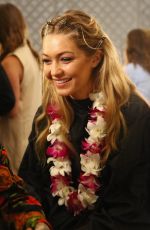 GIGI HADID on the Backstage of Anna Su Fashion Show in New York 09/16/2015